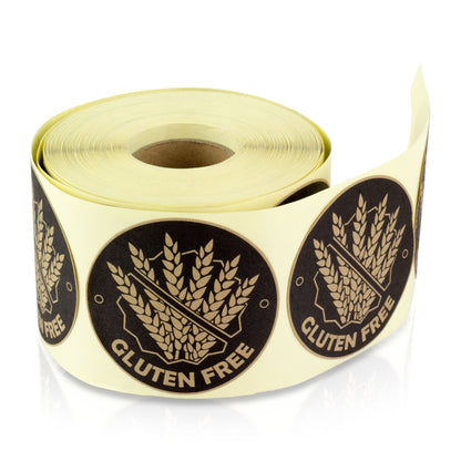 2 inch Gluten Free Food Labels (Roll)