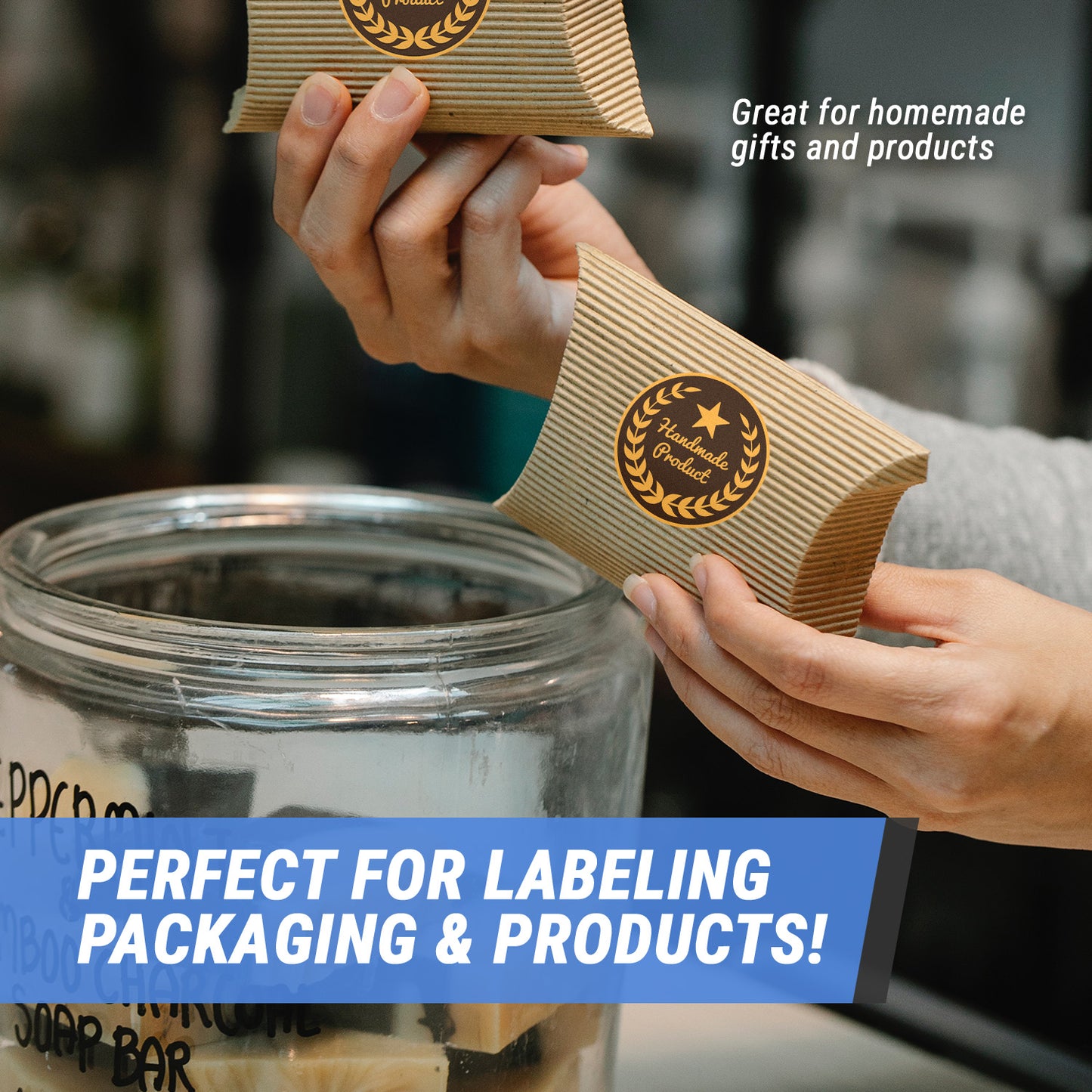 2 inch Handmade Product Label (Roll)