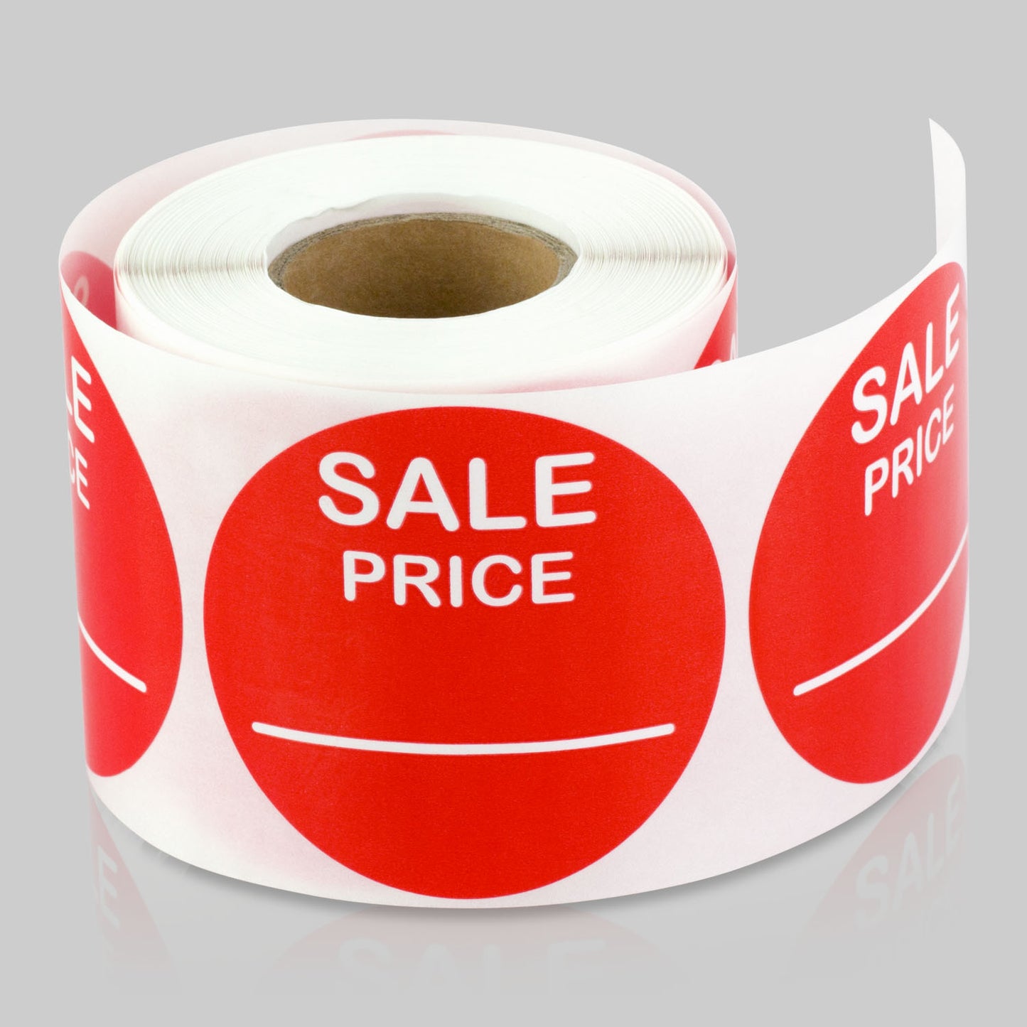 2in Sticker: Sale Price Retail Label Roll (Red)