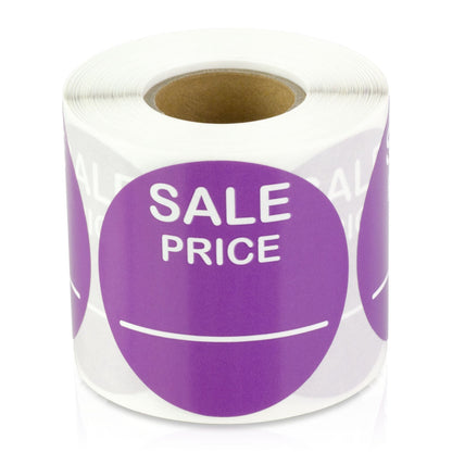 2in Sticker: Sale Price Retail Label Roll (Purple)