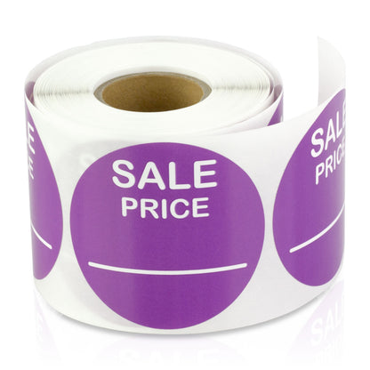 2in Sticker: Sale Price Retail Label Roll (Purple)