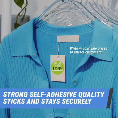 2in Sticker: Sale Price Retail Label Roll (Lime)
