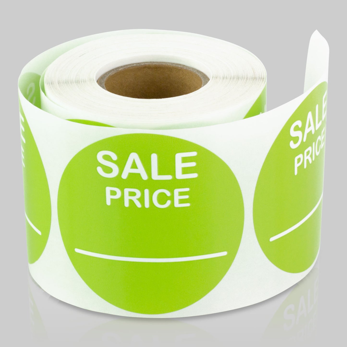 2in Sticker: Sale Price Retail Label Roll (Lime)