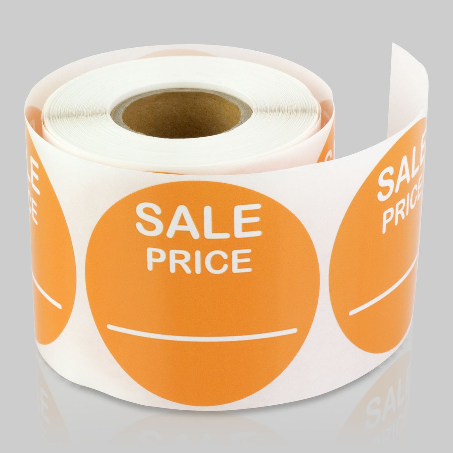 2in Sticker: Sale Price Retail Label Roll (Orange)