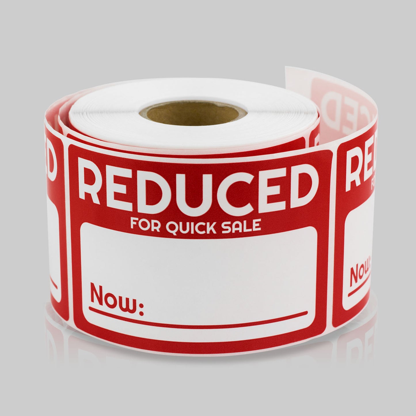 3 x 2in Sticker: Reduced for Quick Sale Retail Label Roll