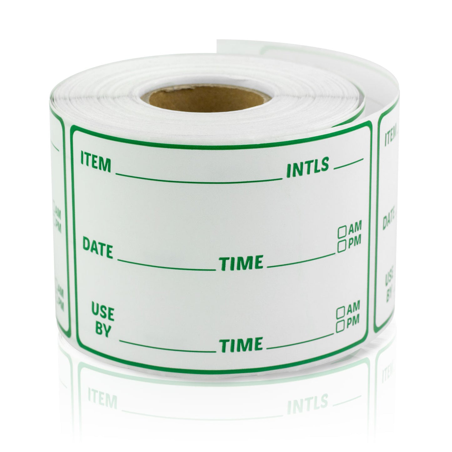 3 x 2 inch Use By Date Inventory Rotation Labels (Green)