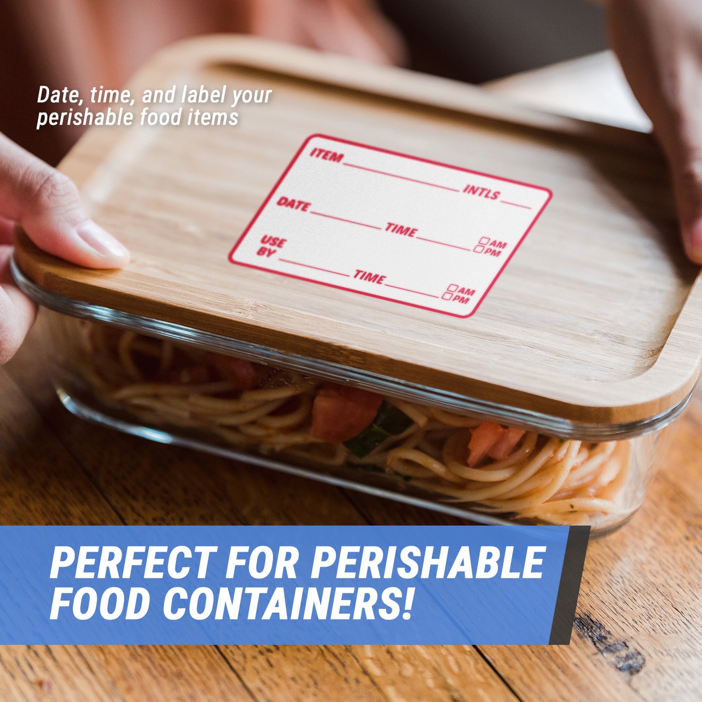 3 x 2 inch Use By Date Inventory Rotation Labels (Red)