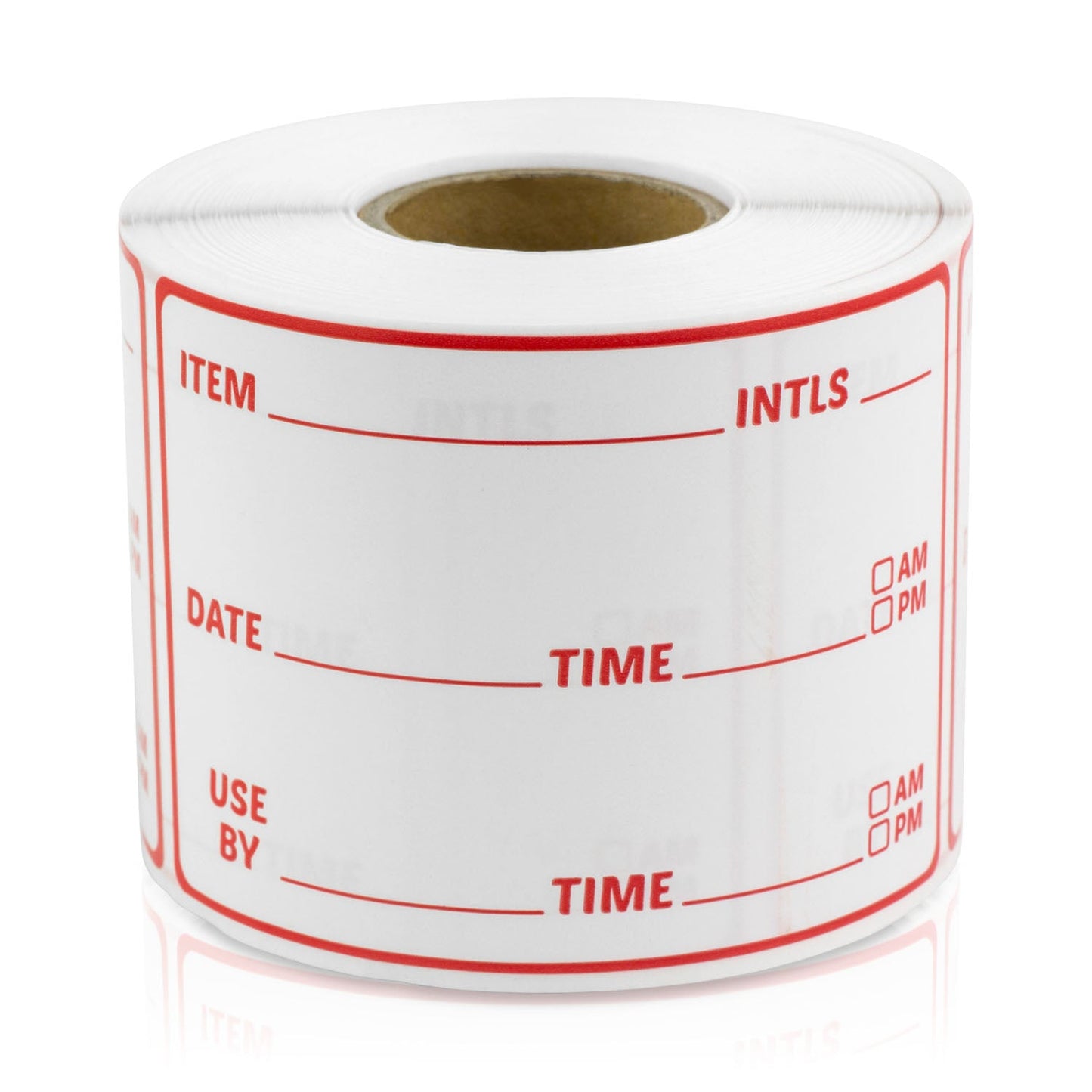 3 x 2 inch Use By Date Inventory Rotation Labels (Red)