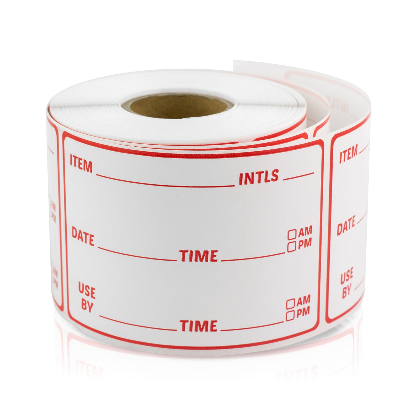 3 x 2 inch Use By Date Inventory Rotation Labels (Red)