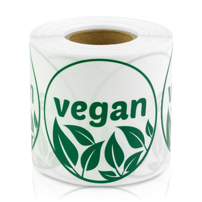 2in Sticker: VeganFood Label Roll