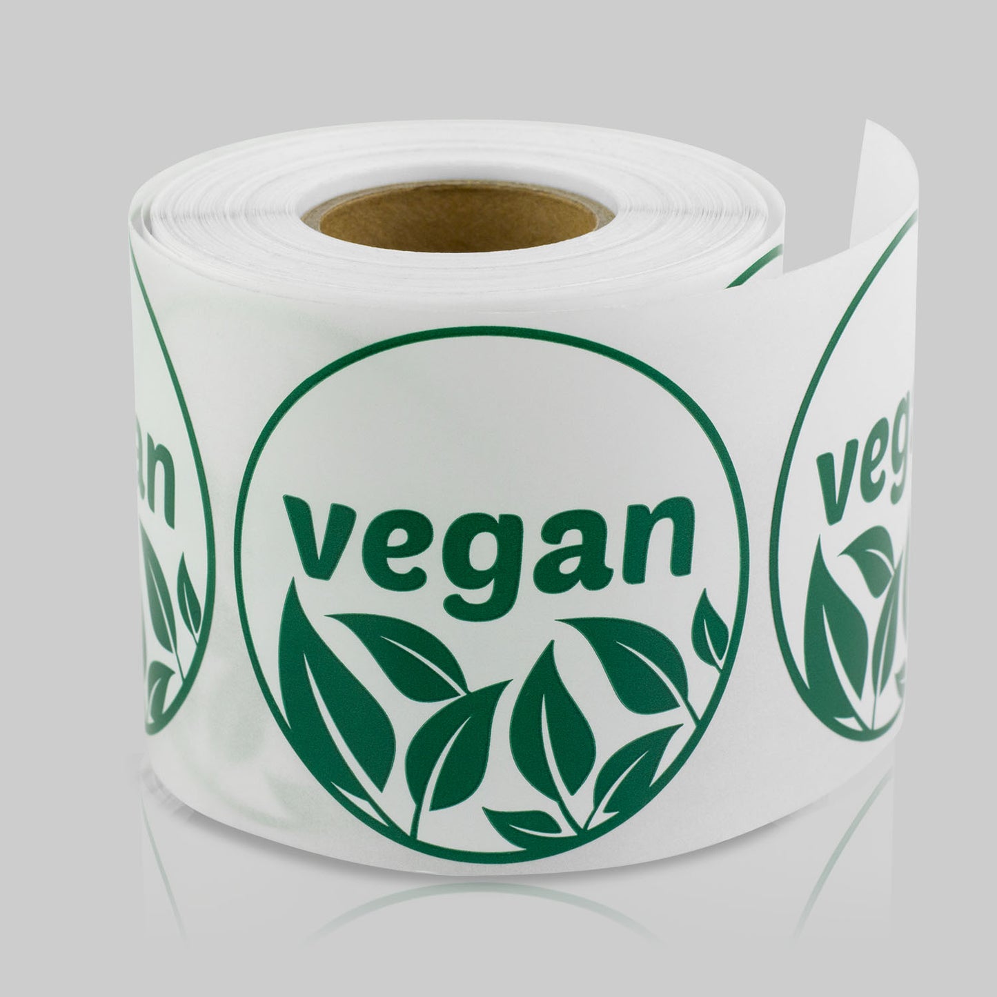 2in Sticker: VeganFood Label Roll