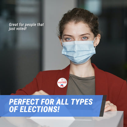 2.5in Sticker: I Voted Republican Elections Label