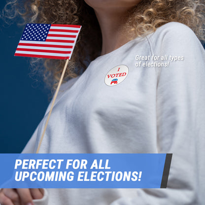 2.5in Sticker: I Voted Republican Elections Label