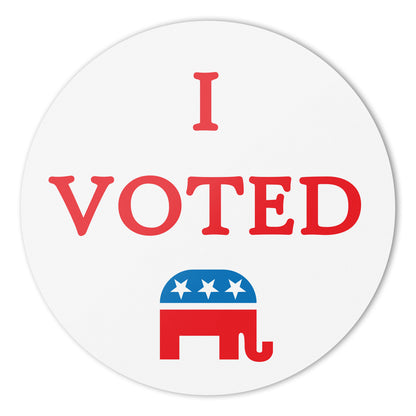 2.5in Sticker: I Voted Republican Elections Label