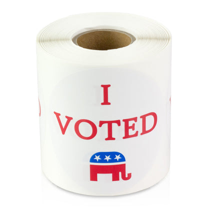 2.5in Sticker: I Voted Republican Elections Label