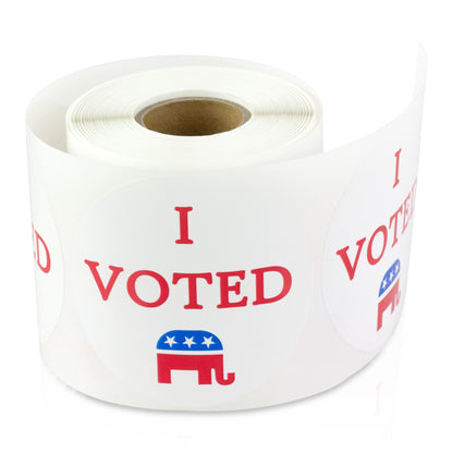 2.5in Sticker: I Voted Republican Elections Label