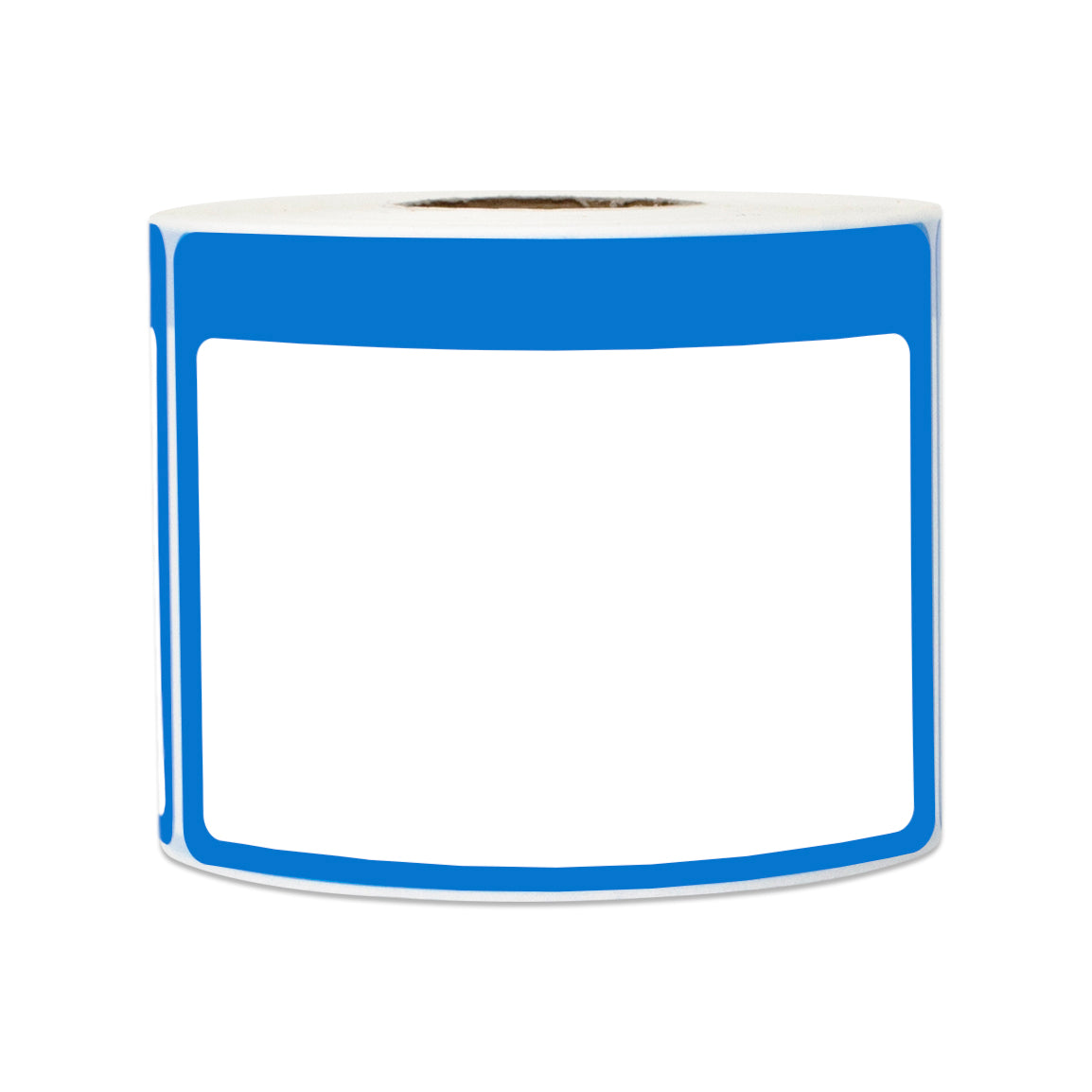 3.5 x 2.25in Blue Border Write-In Label (Roll)