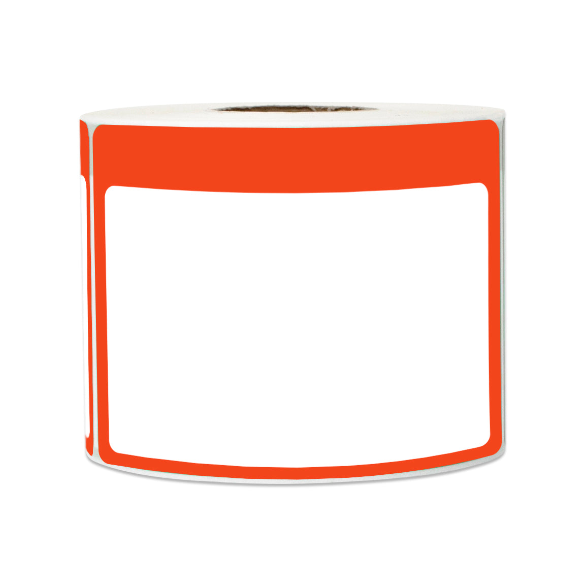 3.5 x 2.25in Red Border Write-In Label (Roll)