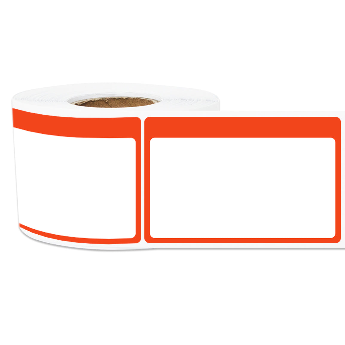 3.5 x 2.25in Red Border Write-In Label (Roll)