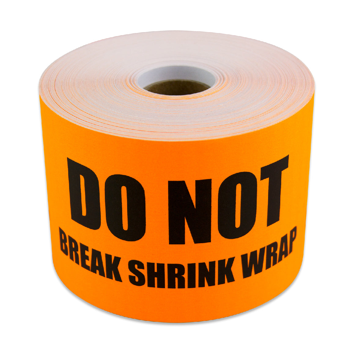 5 x 3in Sticker: Do Not Break Shrink Wrap Label