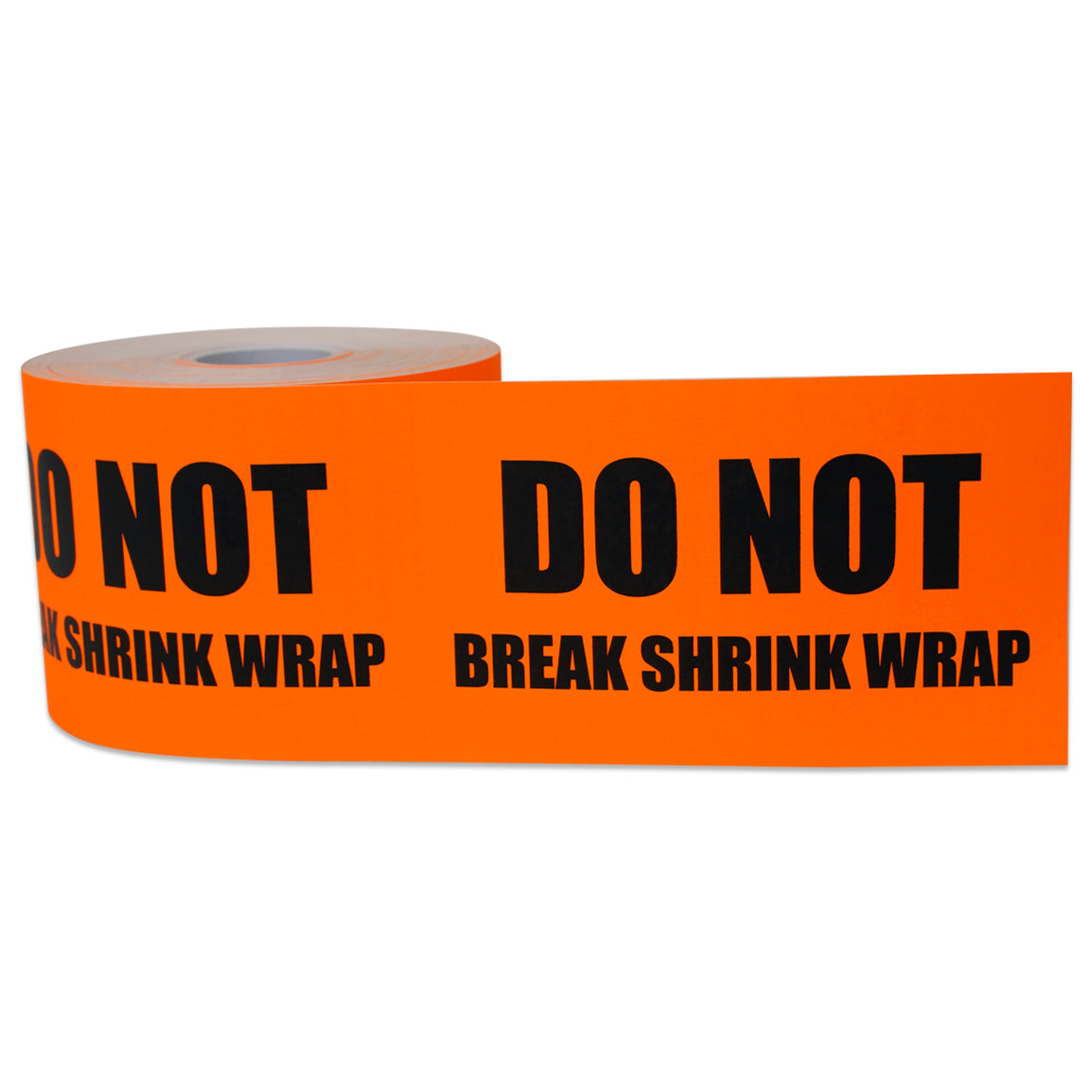 5 x 3in Sticker: Do Not Break Shrink Wrap Label