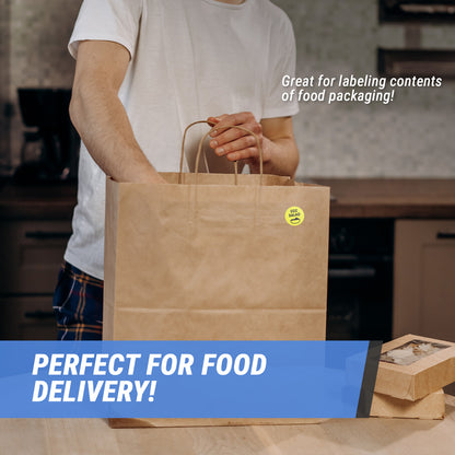 1in Sticker: Egg Salad Food Label Roll