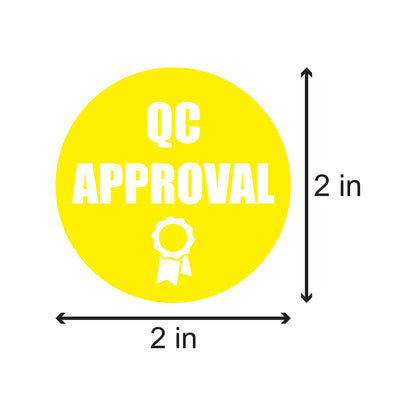 2in QC Approval Label (Roll)