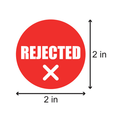 2in Rejected Label (Roll)