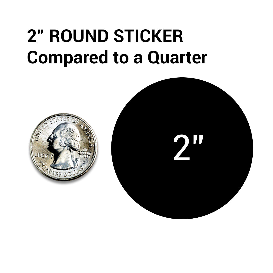 2in Sticker: Return to Stock Label Roll (Yellow)