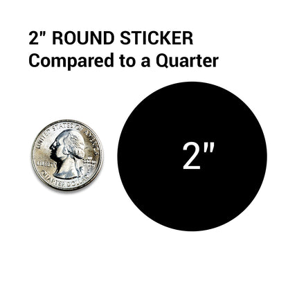 2in Sticker: Return to Stock Label Roll (Yellow)