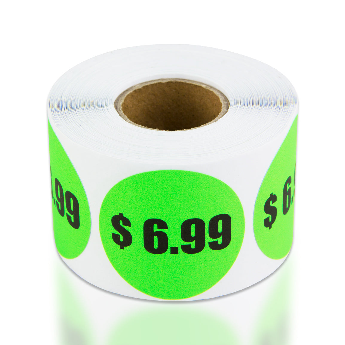 1.5in Sticker: $6.99 Pricing Label Roll (Green)