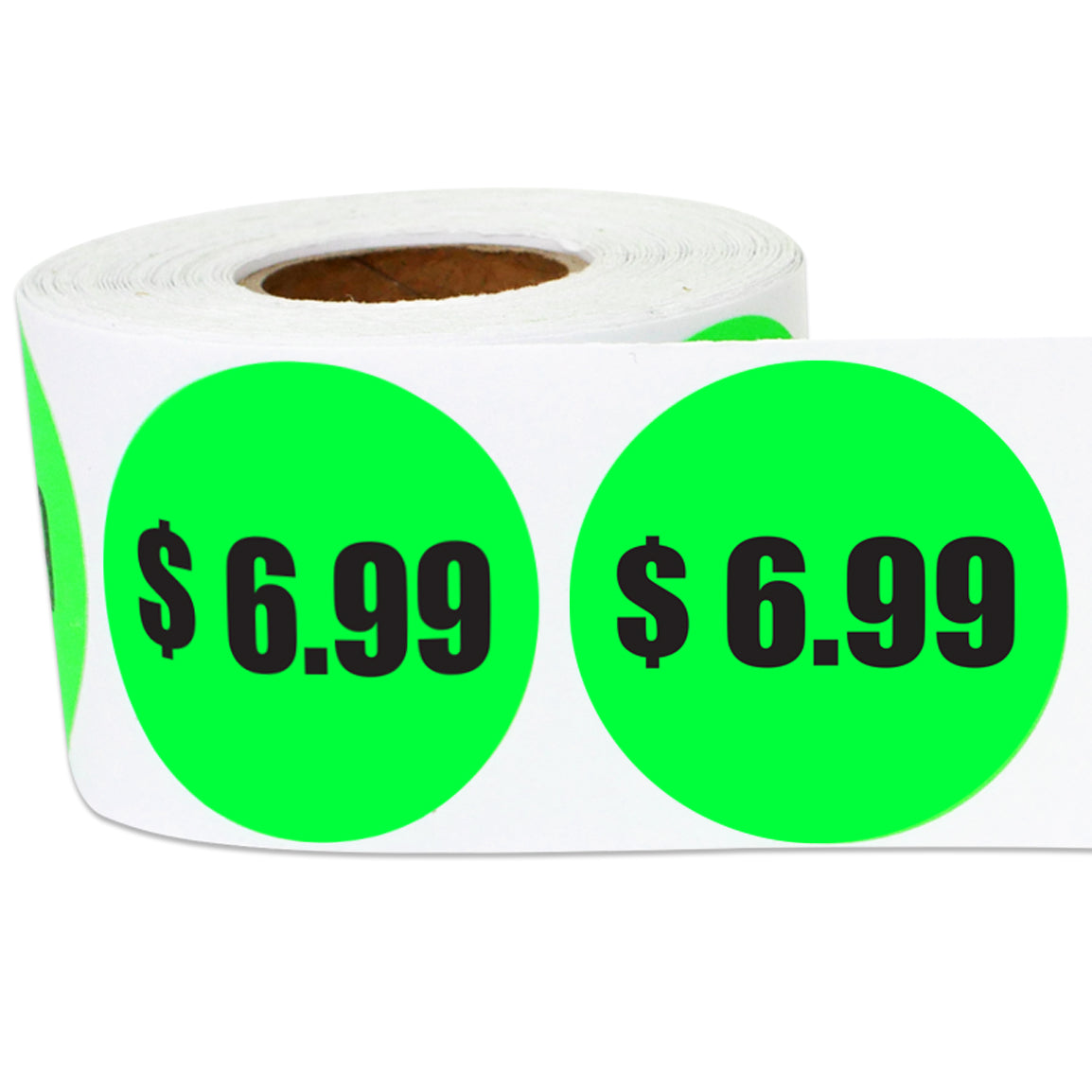1.5in Sticker: $6.99 Pricing Label Roll (Green)