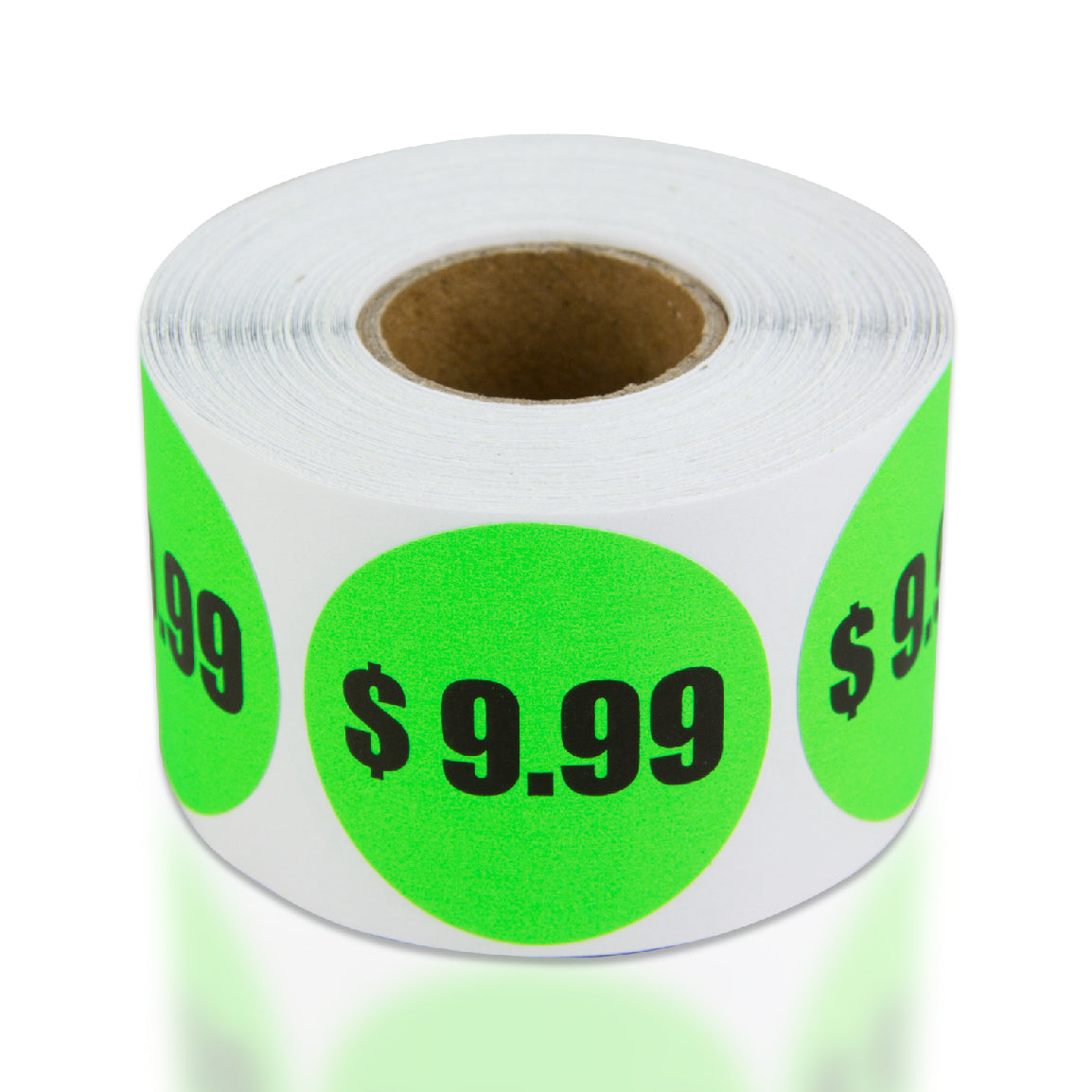 1.5in Sticker: $9.99 Pricing Label Roll (Green)
