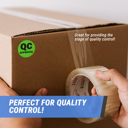 1in QC Approval Label Green (Roll)