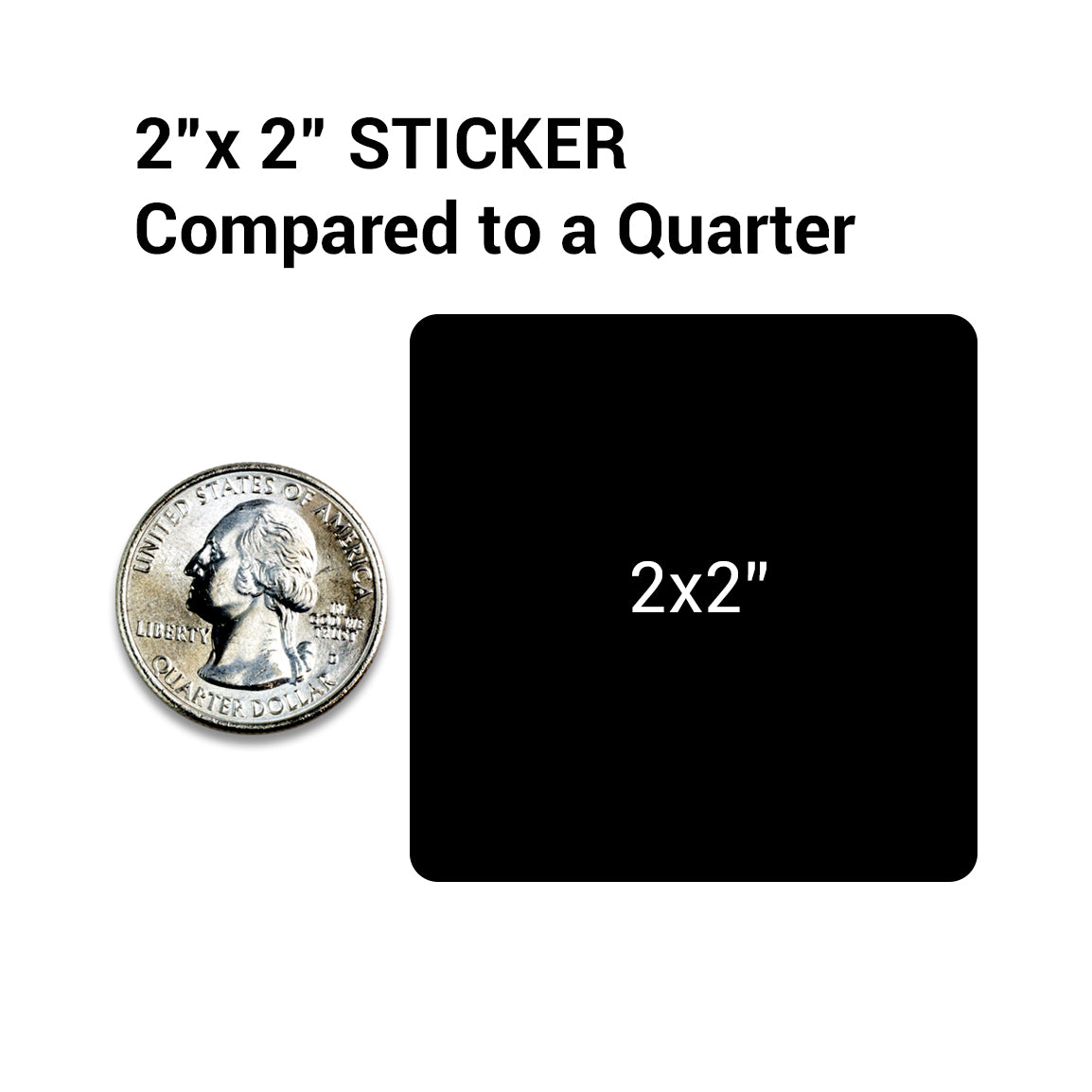 2 x 2in Sticker: QC Pass Inventory Label Roll (Green)