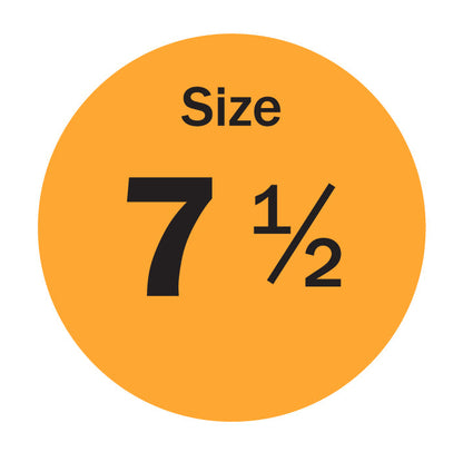0.75in Sticker: Size 7.5 Clothing & Footwear Label Pack
