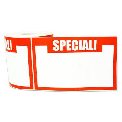5.5 x 3.5in Sticker: Write-In Special Retail Label Roll