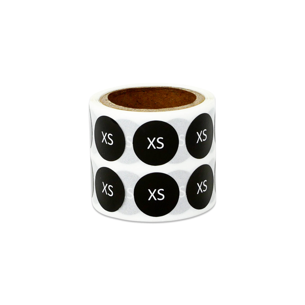 0.5in Sticker: X-Small Clothing Apparel Label (Size XS)