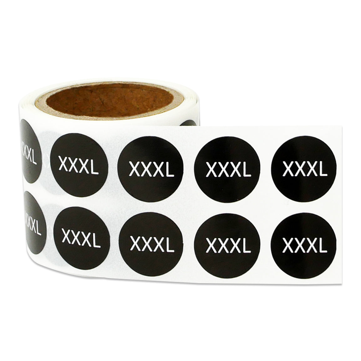 0.5in Sticker: XXX-Large Clothing Apparel Label (Size XXXL)