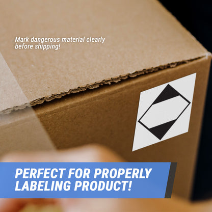 4 x 4in Sticker: Write-In ORM D Label Roll