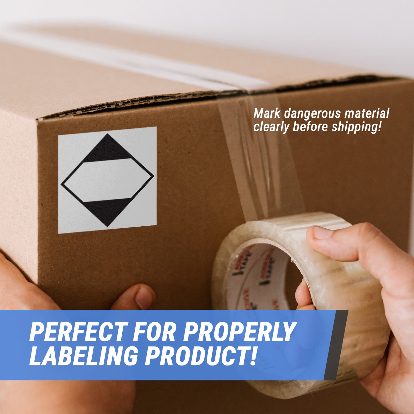 4 x 4in Sticker: Write-In ORM D Label Roll