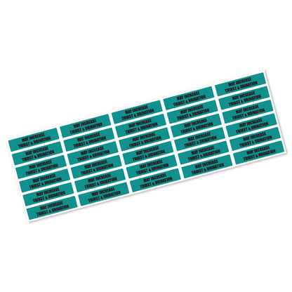 1.63 x 0.38in Sticker: May Increase Thirst and Urination Medication Label
