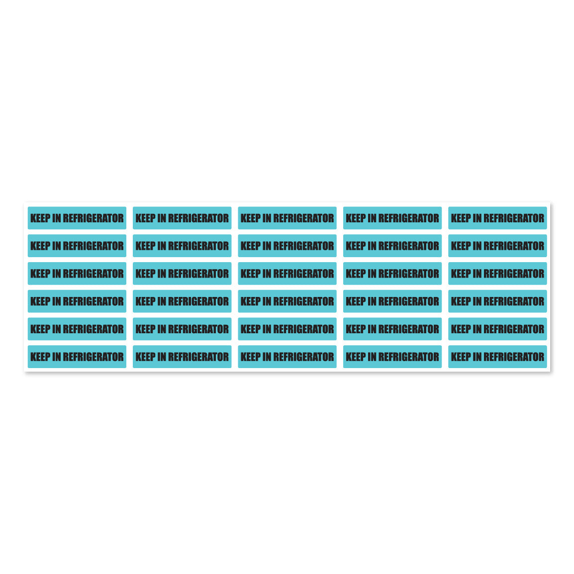 1.63 x 0.38in Sticker: Keep in Refrigerator Medication Label (300 pcs)