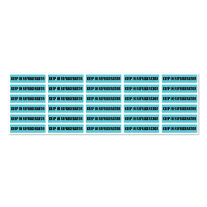1.63 x 0.38in Sticker: Keep in Refrigerator Medication Label (300 pcs)