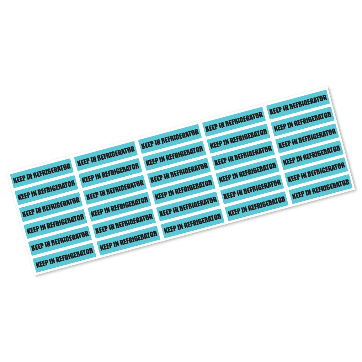 1.63 x 0.38in Sticker: Keep in Refrigerator Medication Label (300 pcs)