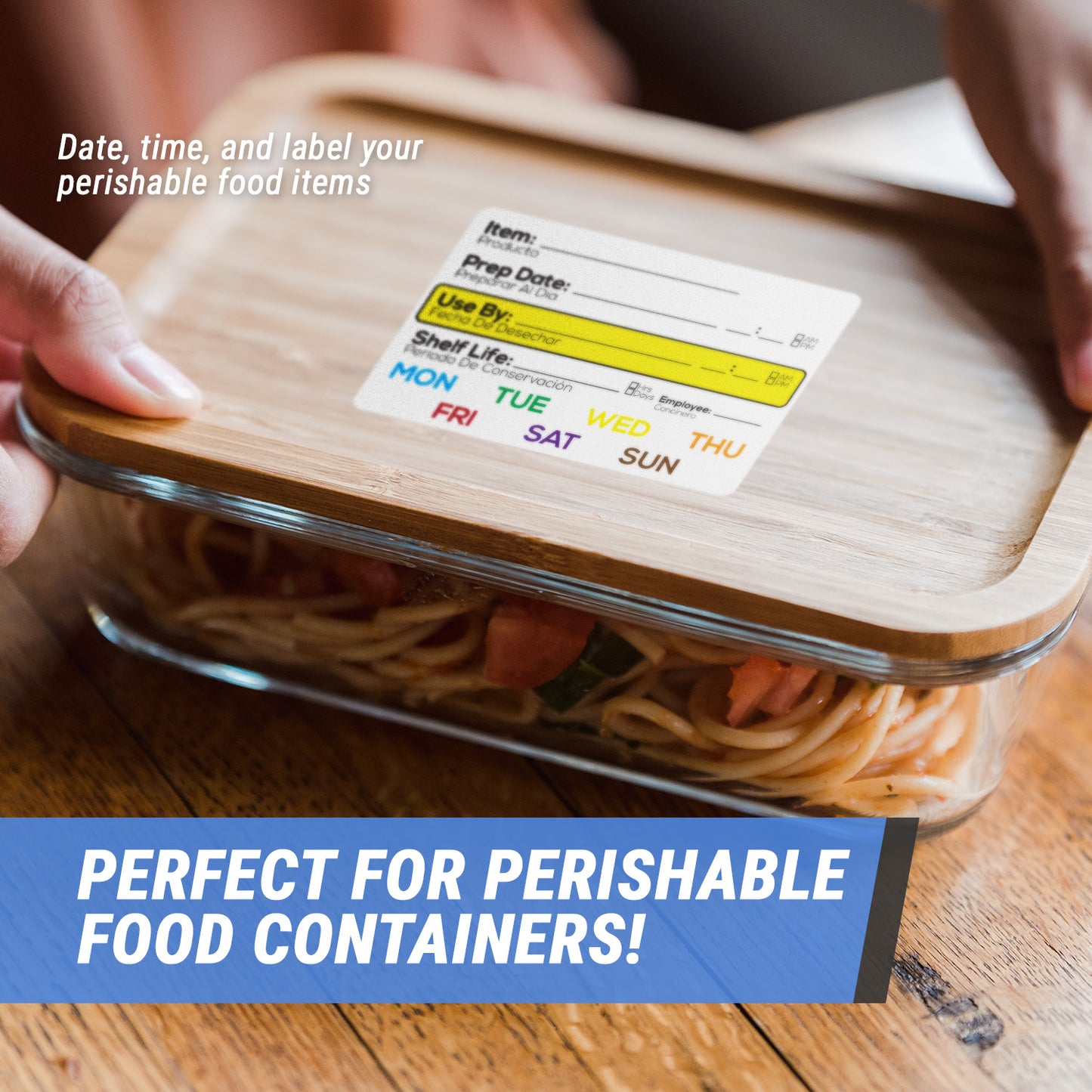 3 x 2in Kitchen Food Rotation Labels (Roll)