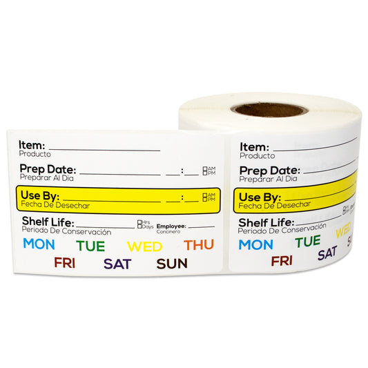 3 x 2in Sticker: Kitchen Food Storage Label Roll