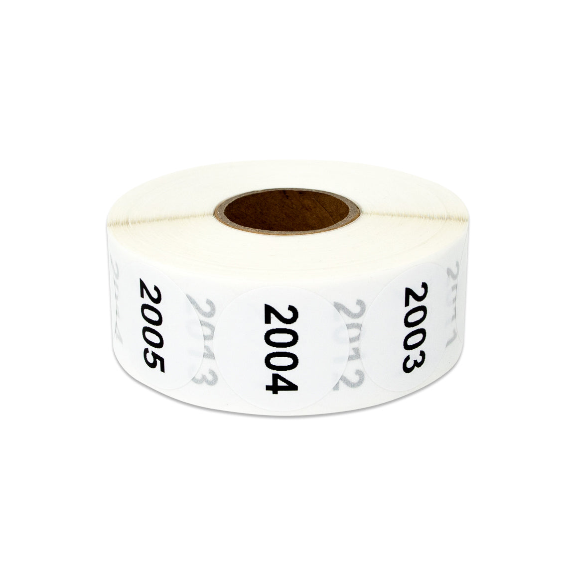 1 inch Consecutive Numbers 2001 to 3000 Stickers (Roll)