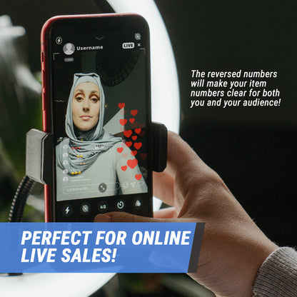 2 x 1in Sticker: Reverse Numbered 1001 to 2000 Label