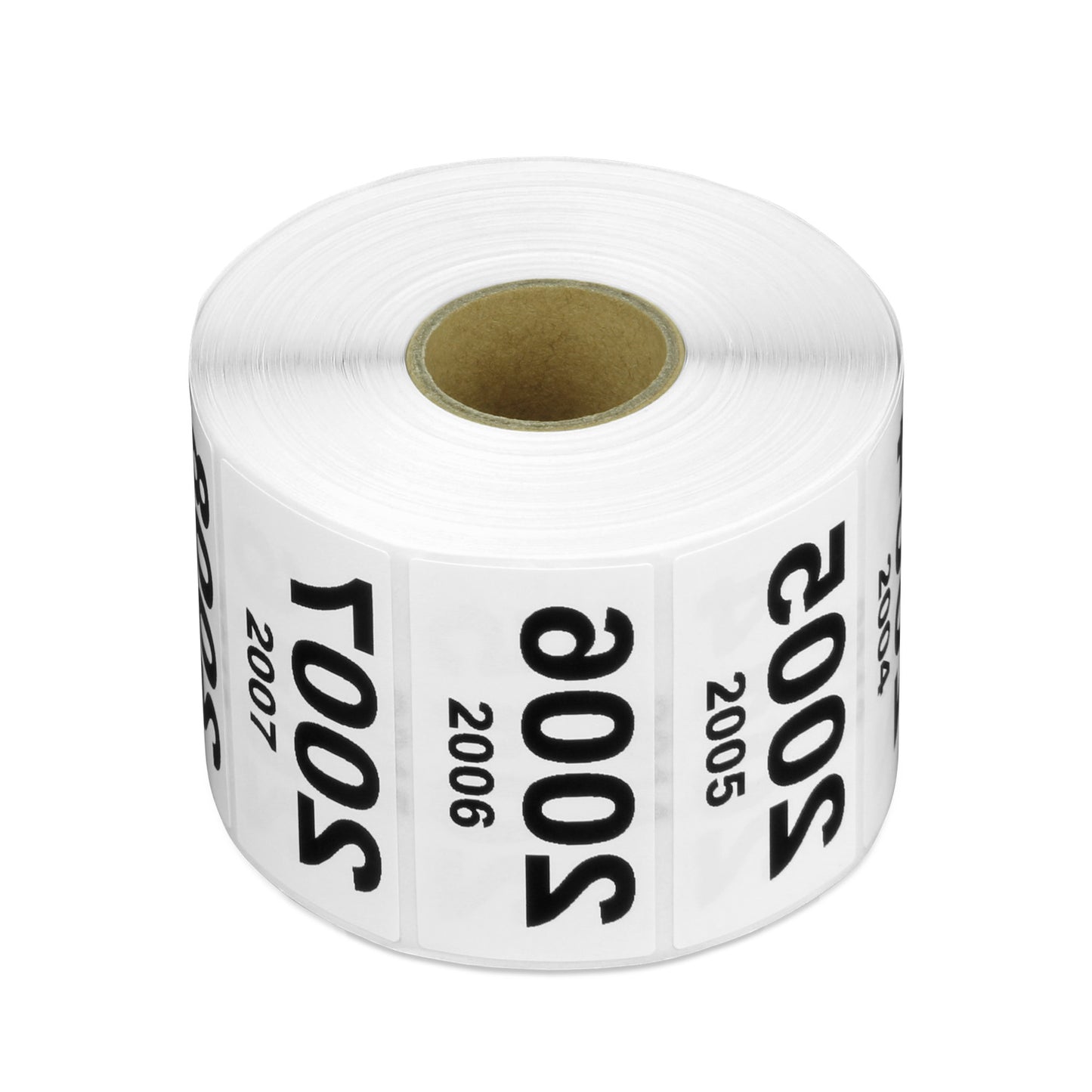 2 x 1in Sticker: Reverse Numbered 2001 to 3000 Label